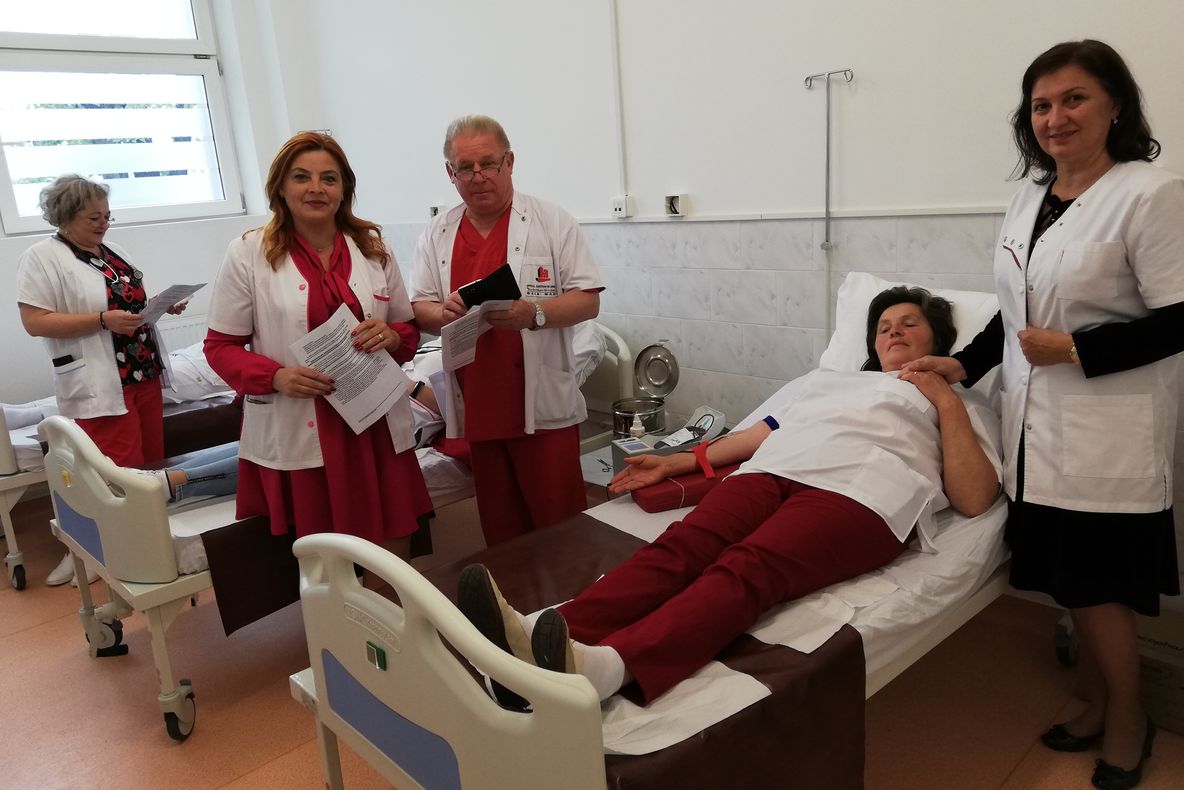 Angajații Spitalului Județean au donat sânge