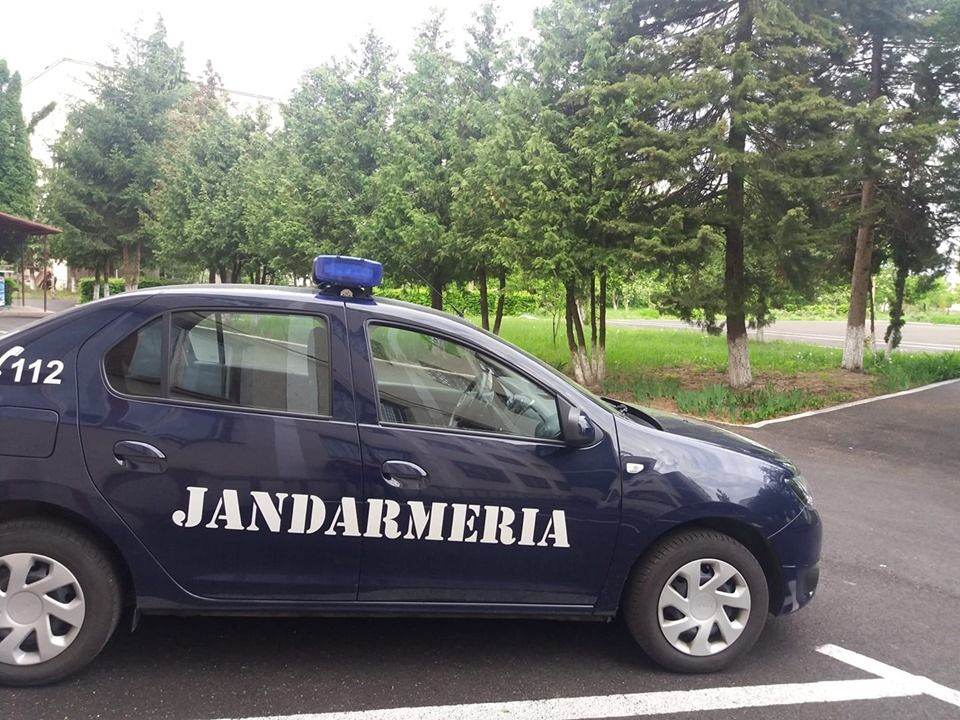 Jandarmii prezenți la marșul studenților