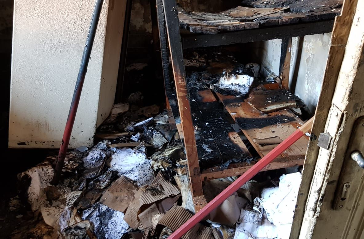 Incendiu la Oficiul Poștal nr. 1 din Sighetu Marmației