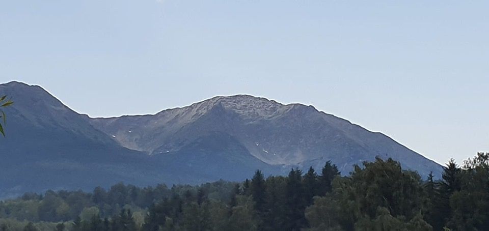 Ninsoare în luna iulie în Maramureș