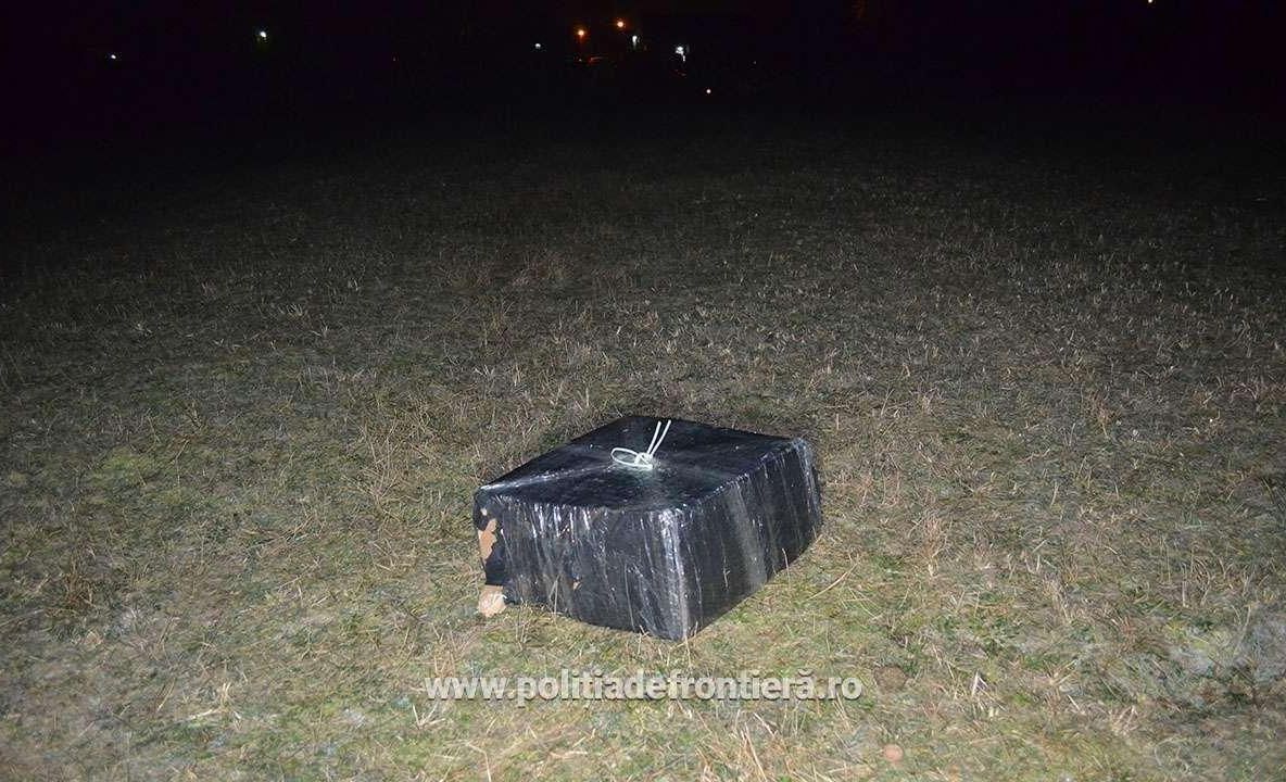 MARAMUREȘ: Țigări de contrabandă transportate cu un aparat de zbor de mici dimensiuni