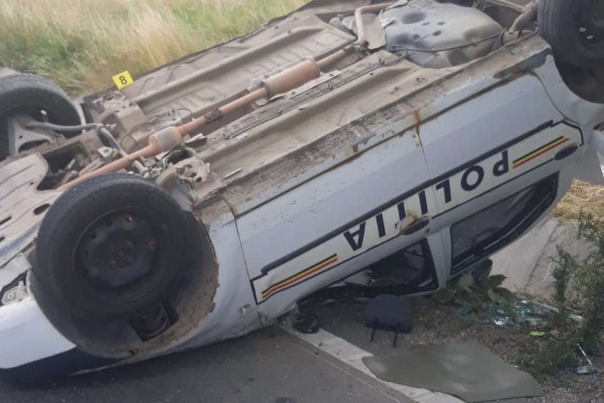 Conducătorul autovehiculului urmărit de către autospeciala de poliție care s-a răsturnat joi la iesire din Vadu Izei a fost identificat