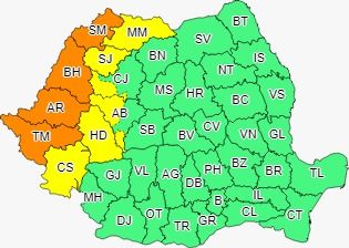 Cod galben pentru Maramureș