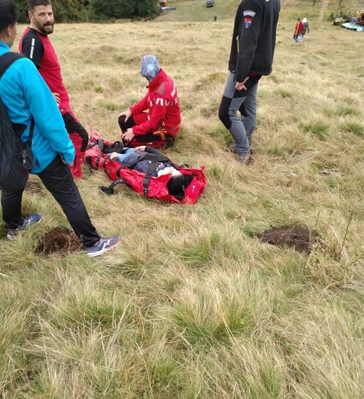 Turistă accidentată la Mogoșa