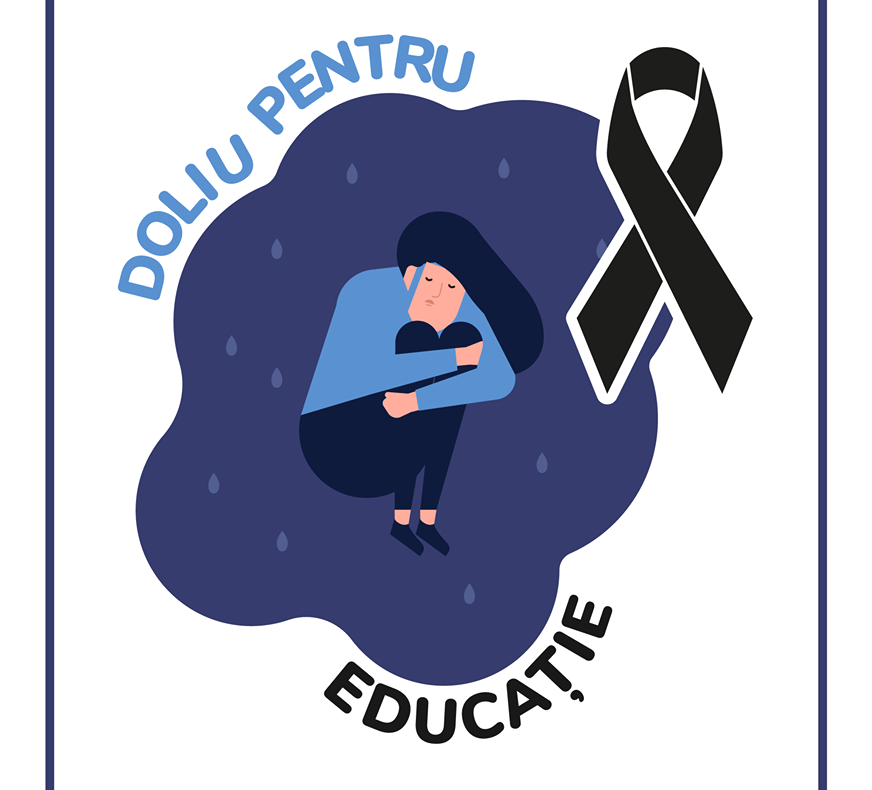 ”Doliu pentru educaţie”, protest inițiat de Consiliul Naţional al Elevilor