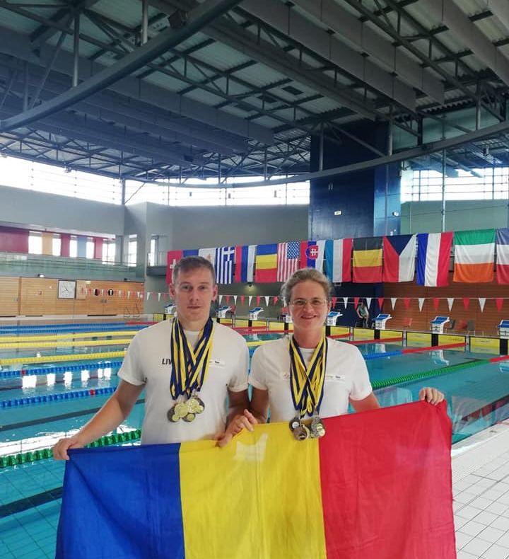 Aur obținut de înotătorii din Baia Mare la Luxemburg