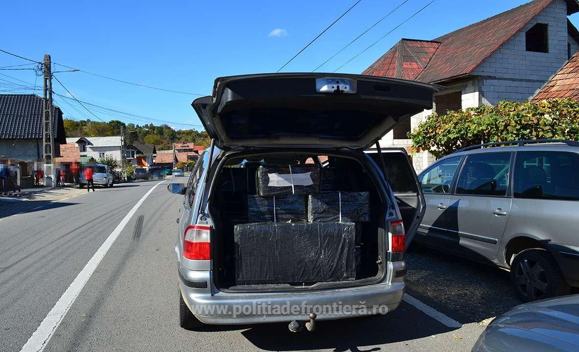 Ucrainean implicat în contrabanda cu ţigări, reţinut după urmăriri în trafic