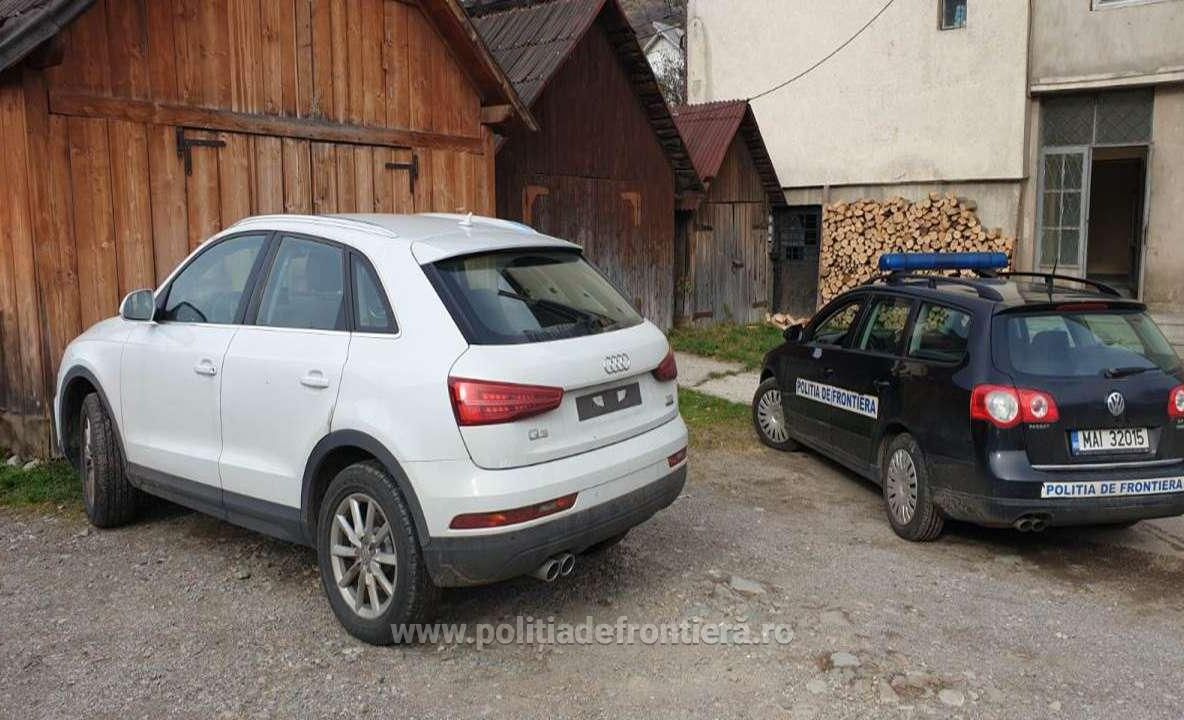 Audi Q3 căutat de autorităţile din Italia, descoperit de polițiștii de frontieră în Borșa