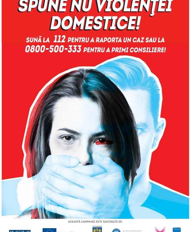 SPUNE NU VIOLENŢEI DOMESTICE: Campanie internațională de prevenire a violenței bazate pe gen