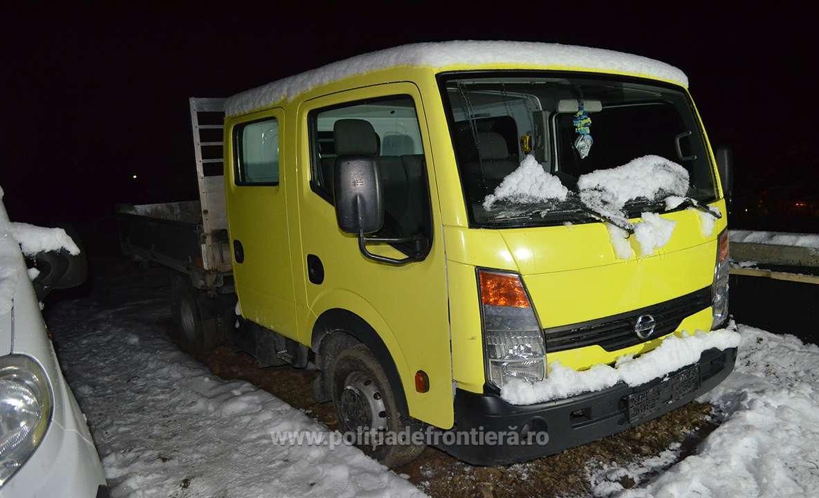 Autoutilitară în valoare de 48.000 lei căutată de autoritățile din Norvegia, descoperită de polițiștii de frontieră