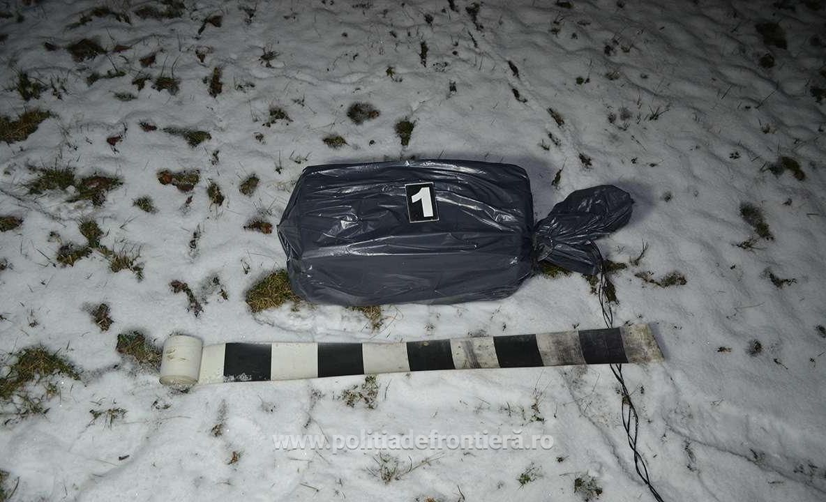Contrabandă cu drona la frontiera de nord