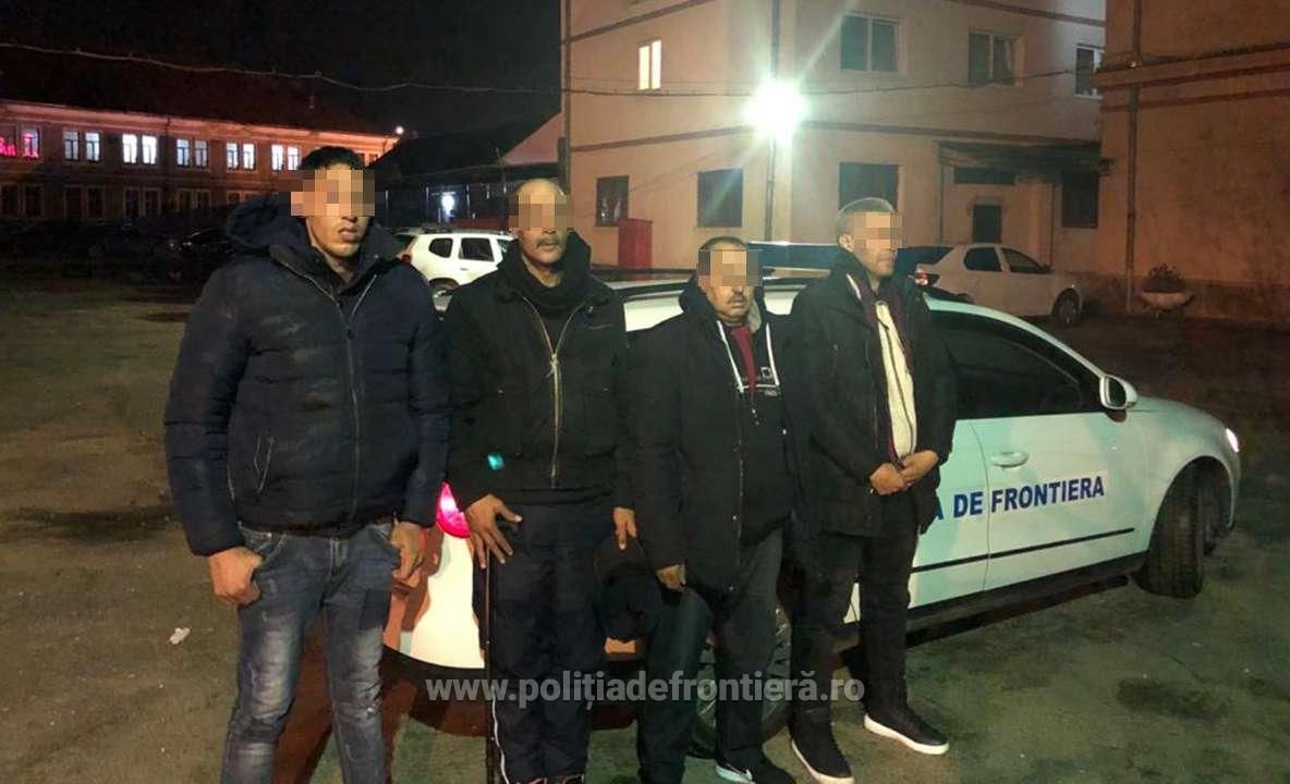Patru marocani şi trei algerieni opriți la frontiera de nord-vest