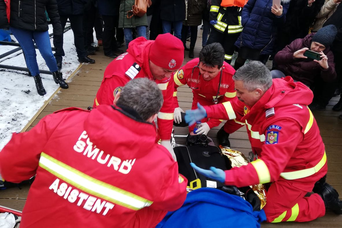 Exercițiu spectaculos de salvare în cadrul evenimentului "Medicina de Urgență AZI"