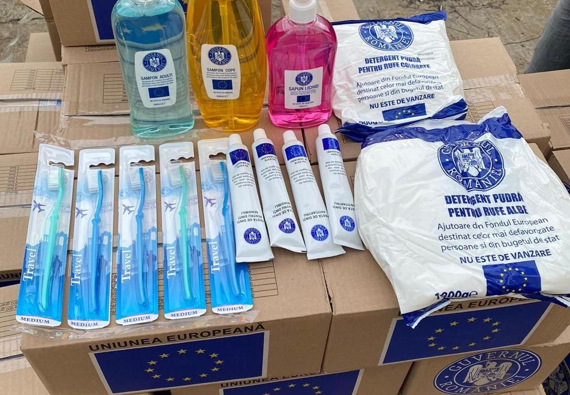 Produse de igienă gratuite pentru beneficiarii de ajutor social sau de alocație pentru susținerea familiei