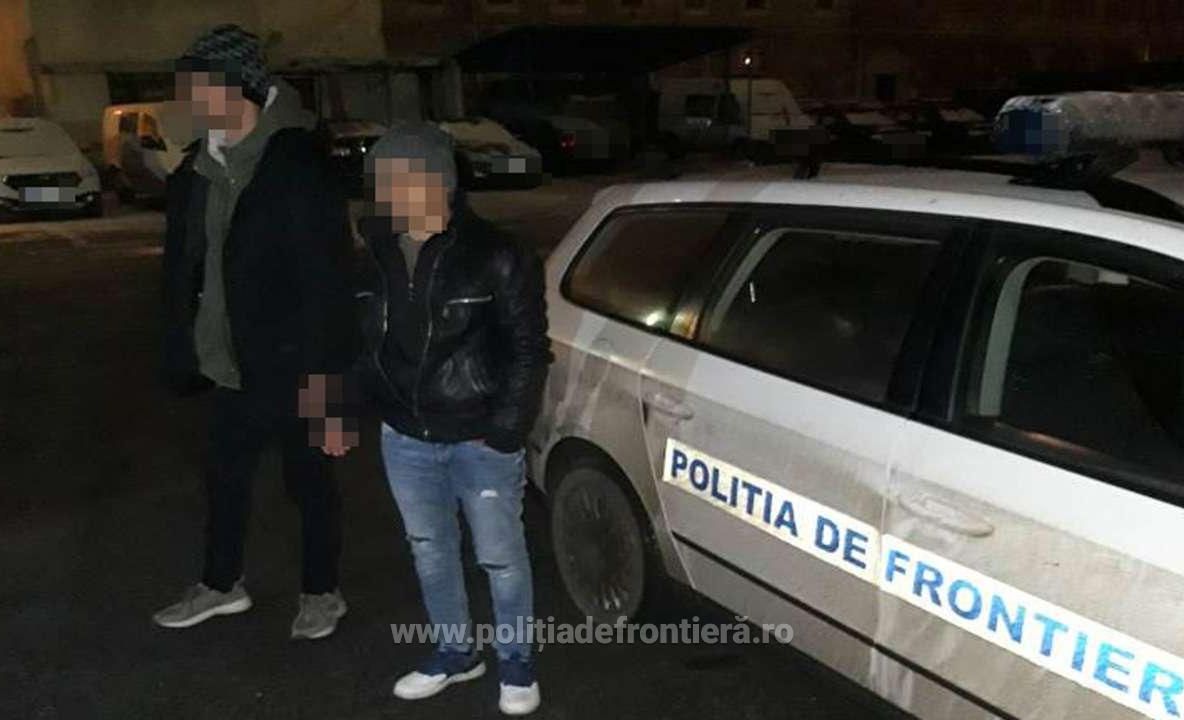 Doi palestinieni opriți din drumul ilegal spre vestul Europei