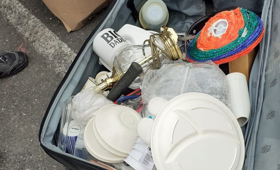 Platformă de stocare temporară a deșeurilor menajere, pe teritoriul comunei Recea