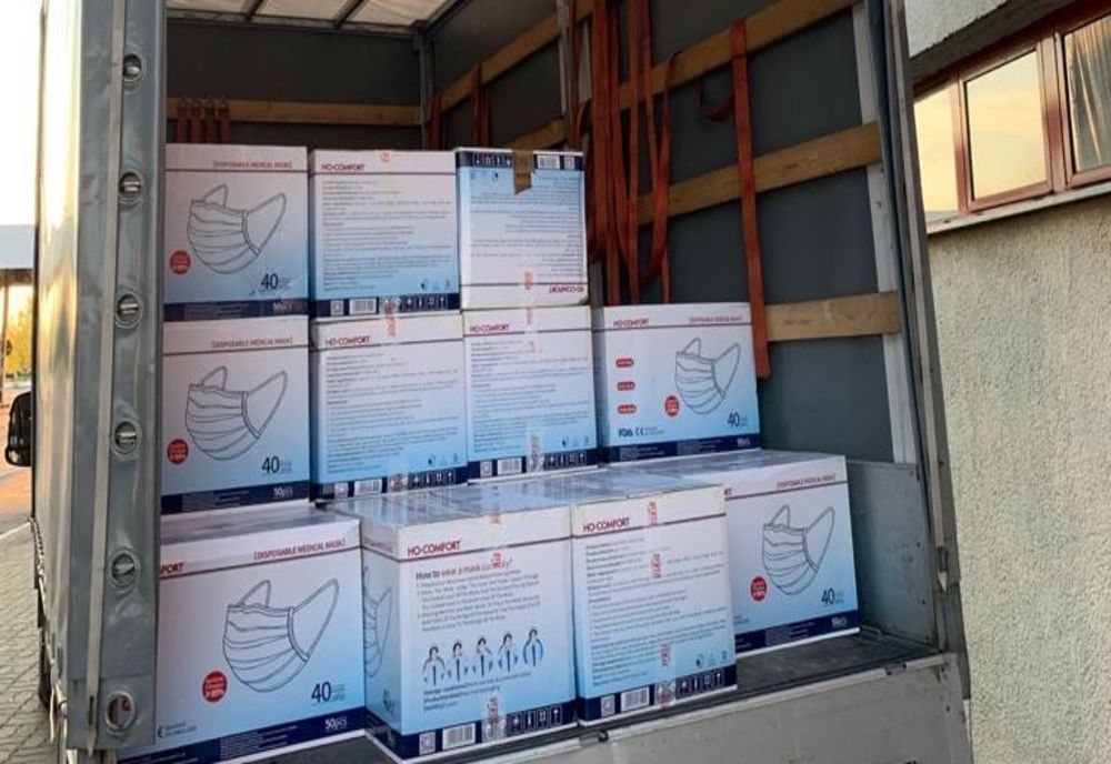 300.000 de măști chirurgicale ce urmau să ajungă în Germania, confiscate de la un maramureșean și de la un bihorean