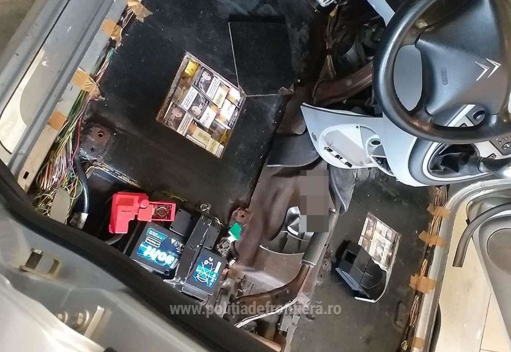 ITPF SIGHET: Autoturism încărcat cu țigări de contrabandă, depistat de poliţiştii de frontieră