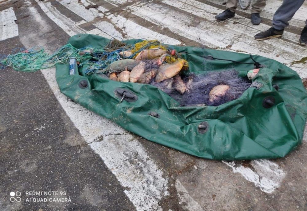 Interceptat de polițiștii din Sălaj, un maramureșean a rămas fără câteva zeci de kilograme de pește