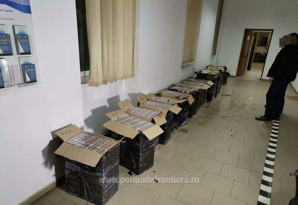 FOTO: Maramureșean, cercetat pentru contrabandă de țigări