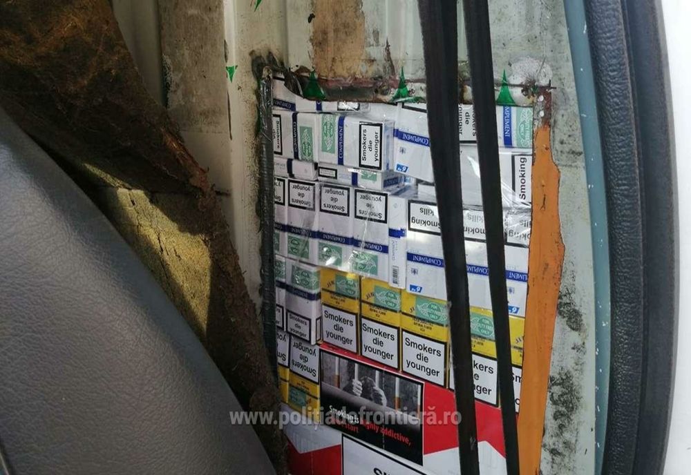 Maramureșean, prins cu țigări de contrabandă, în Huta-Certeze