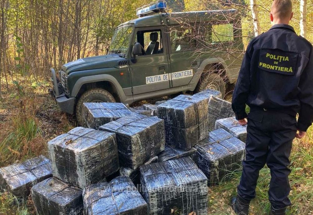 Peste 36.000 pachete cu țigări confiscate la frontiera cu Ucraina