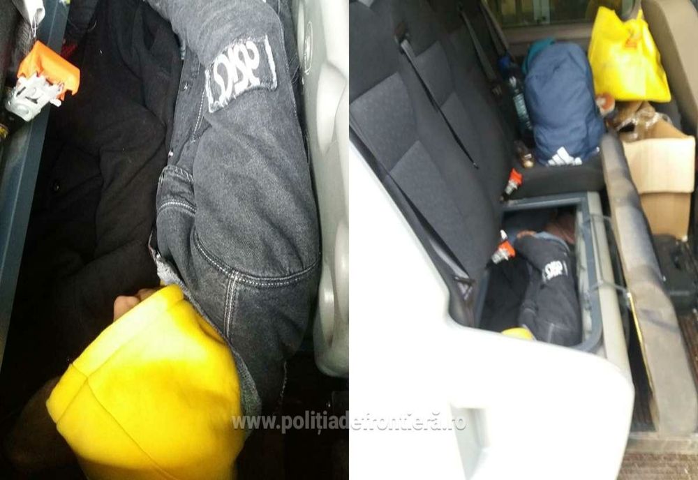 Călăuză din Maramureş şi trei migranţi din Egipt, reţinuţi la PTF Petea (FOTO)