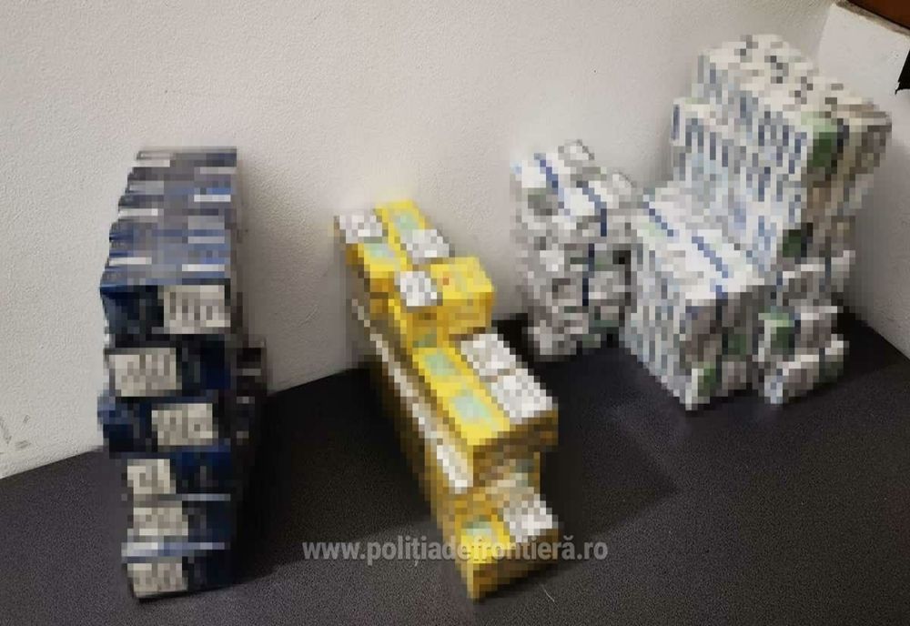 1000 de pachete de țigări de contrabandă confiscate de polițiștii din Sarasău