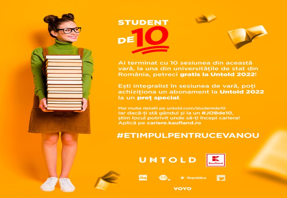 Campanie inedită lansată de UNTOLD pentru studenţii din România