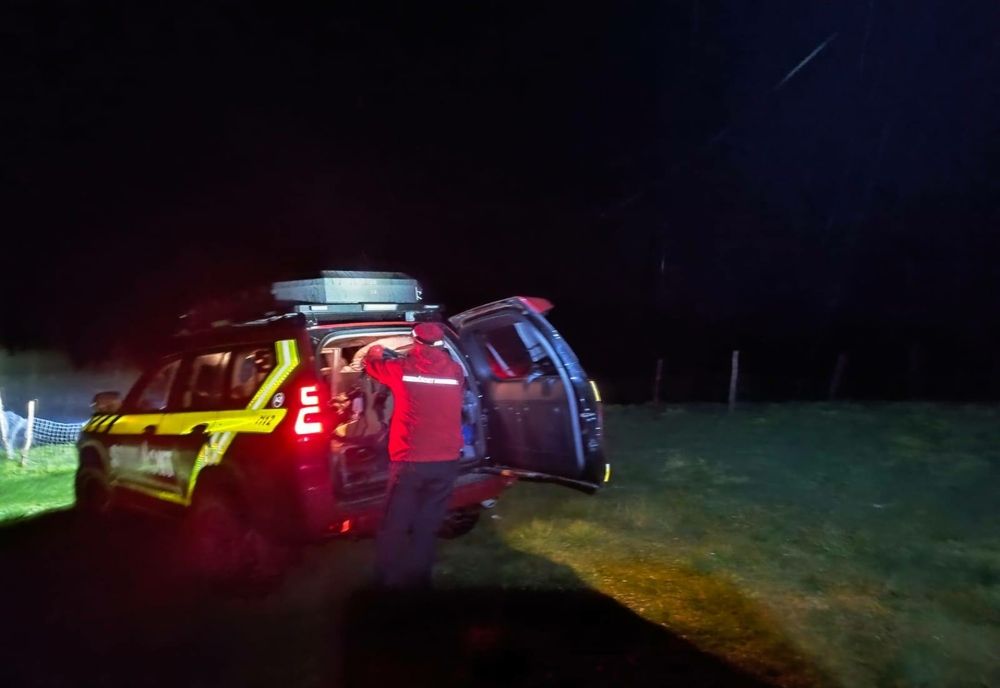 UCRAINEAN GĂSIT DESHIDRATAT ÎN MUNȚII MARAMUREȘULUI, DUPĂ O NOAPTE DE CĂUTĂRI 