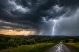 Atenționare meteo COD ROȘU: ploi torențiale și descărcări electrice în Alba și Maramureș