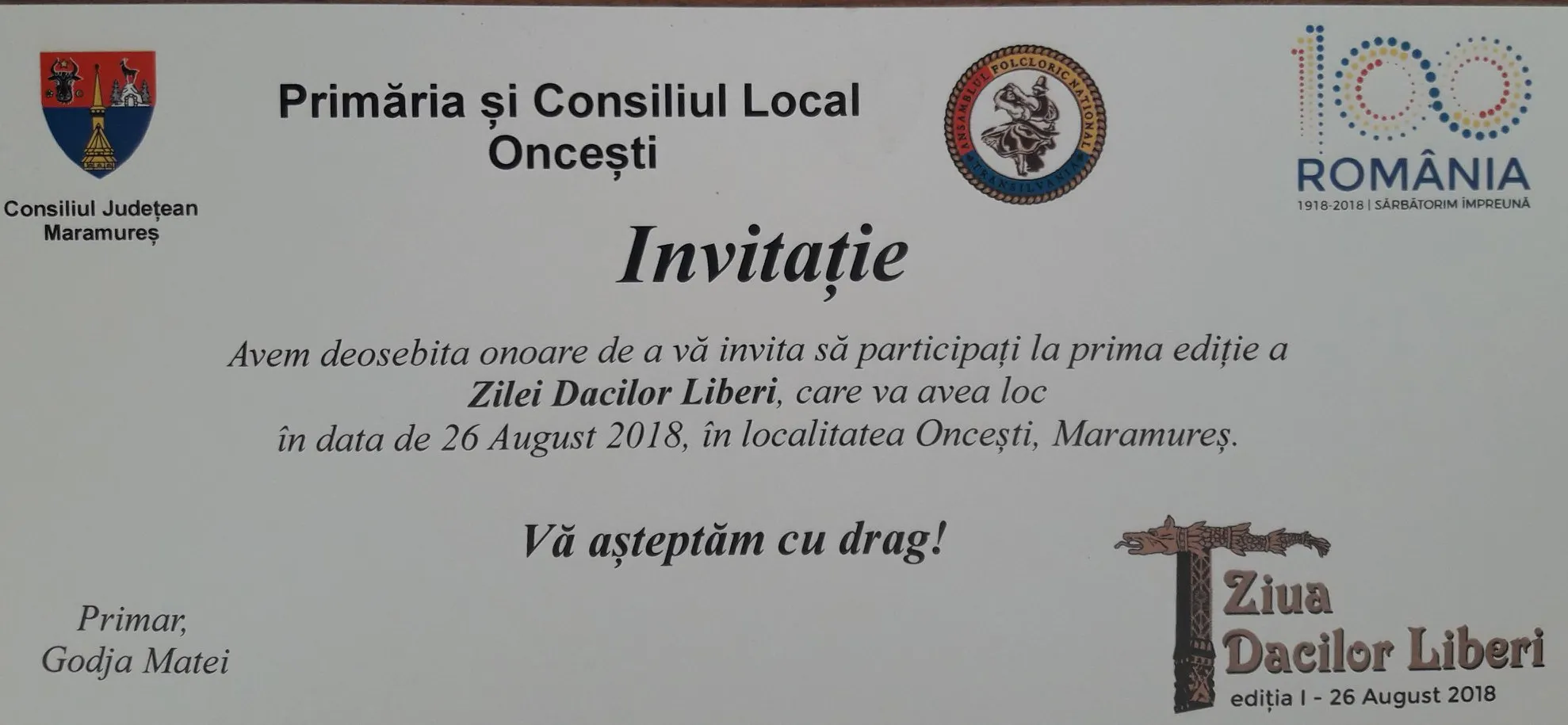 AFIS ZIUA DACILOR LIBERI