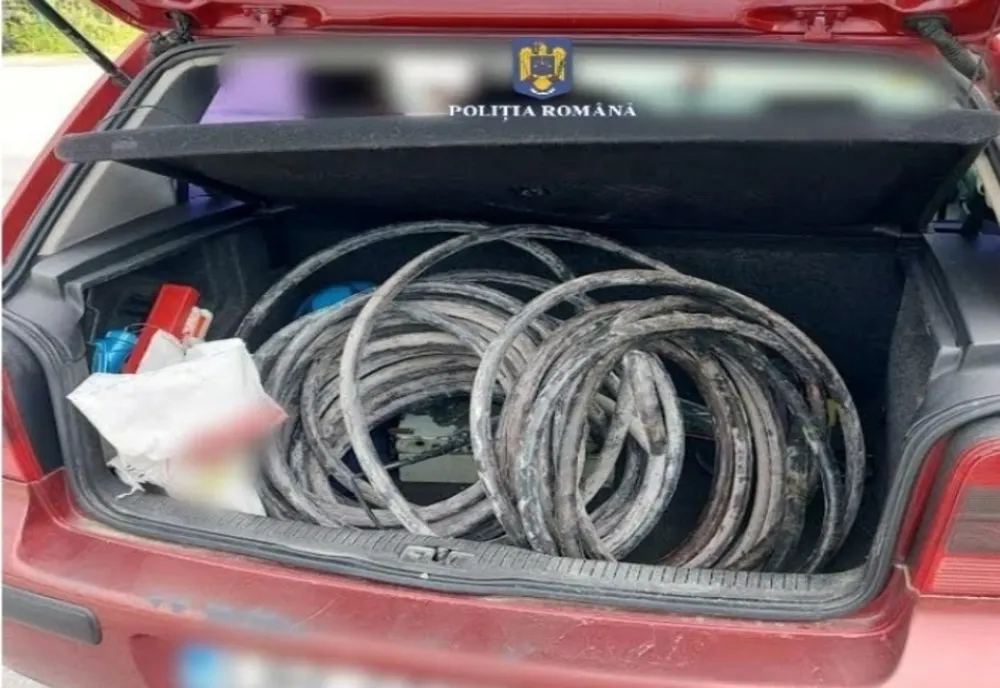 Maramureş: Bărbat prins după ce a furat cablu de telefonie în valoare de 34.000 de lei