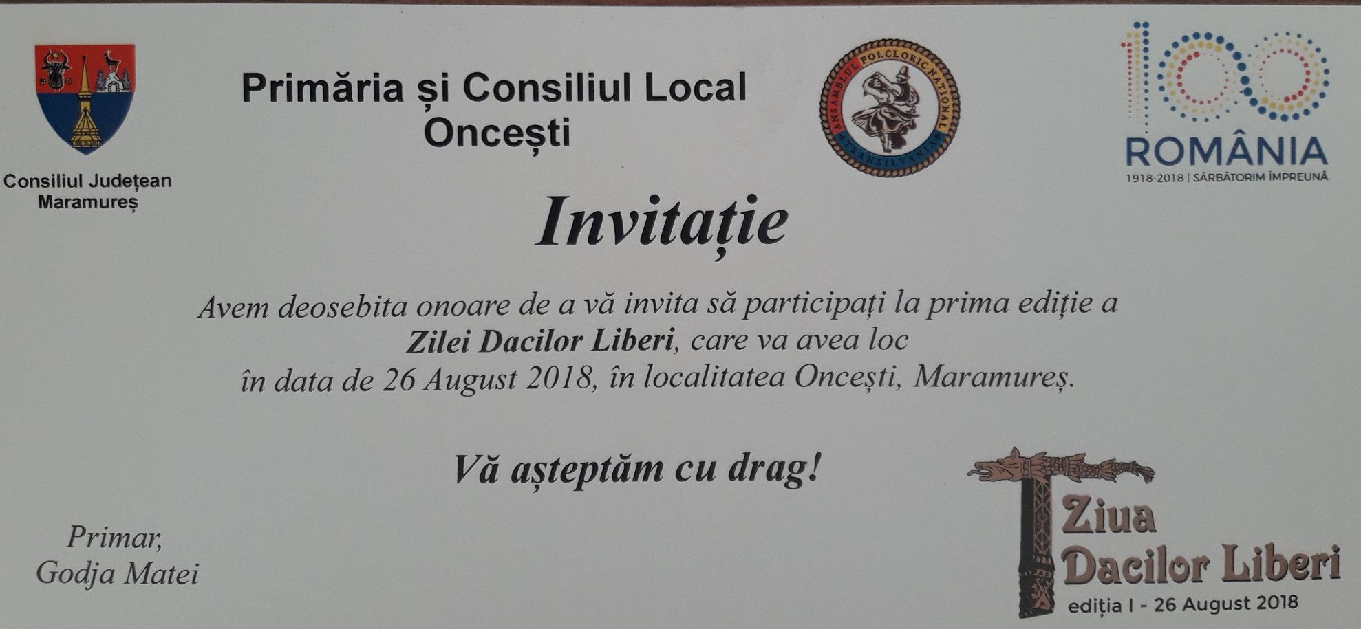 AFIS ZIUA DACILOR LIBERI