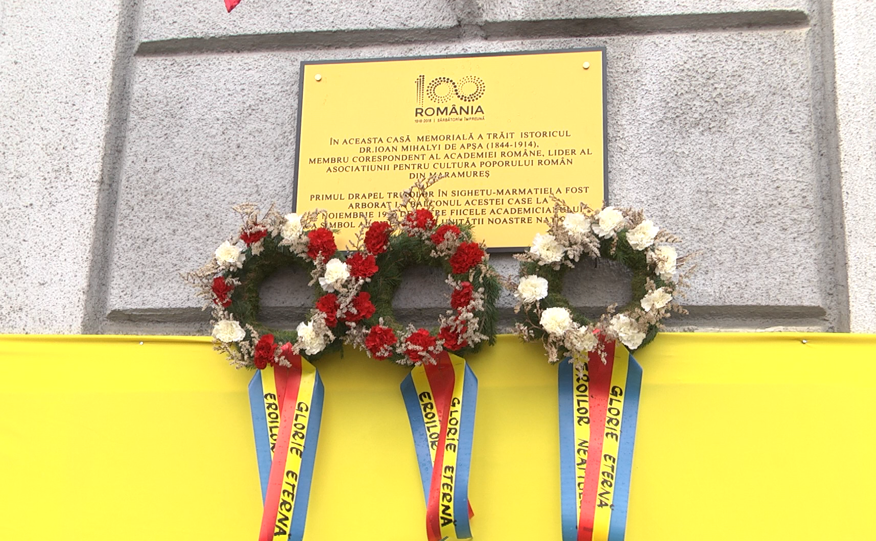 AU FOST DEZVELITE DOUA PLACI COMEMORATIVE