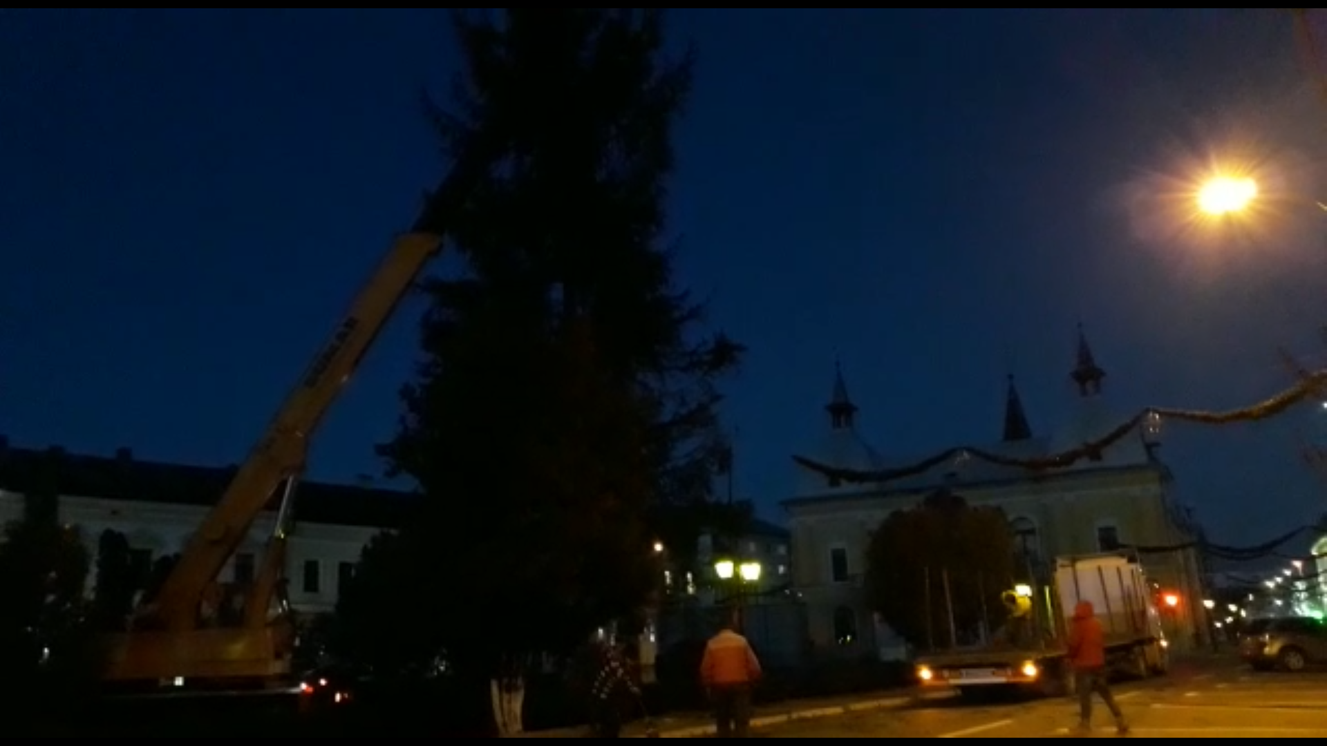 POMUL DE CRĂCIUN A AJUNS ÎN SIGHET