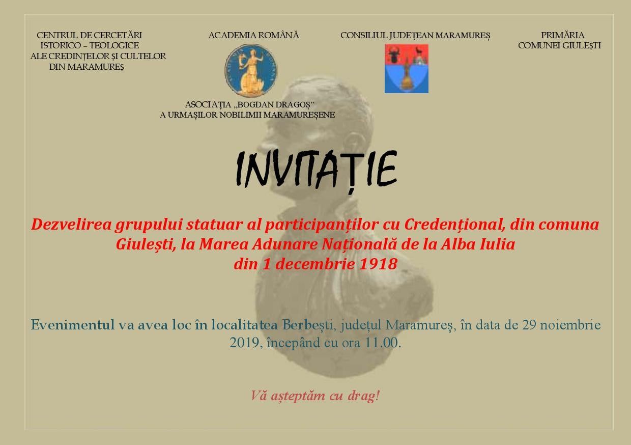 EVENIMENT INEDIT ÎN BERBEȘTI