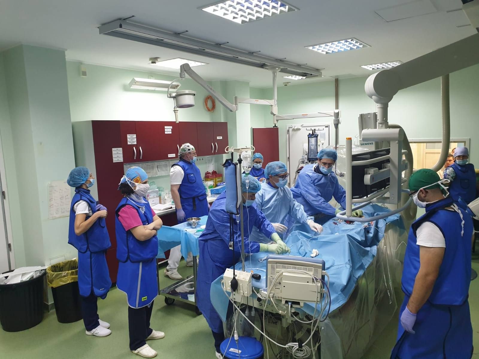 A TREIA PROCEDURĂ EVAR LA SPITALUL JUDEȚEAN BAIA MARE