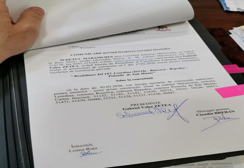 În luna martie demarează lucrările de reabilitare a DJ 187 Valea Ruscovei