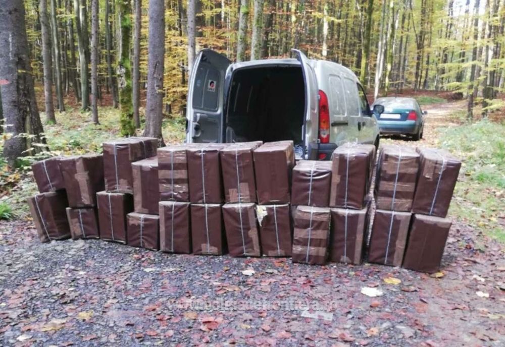 Țigări de contrabandă de peste 140.000 lei, confiscate de polițiștii de frontieră