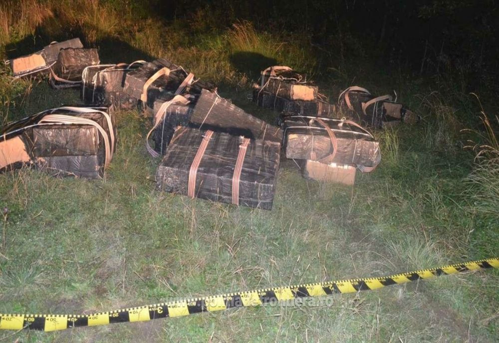FOTO | Focuri de armă la graniţa cu Ucraina! Contrabandiştii de țigări au reuşit să fugă înapoi în ţara vecină