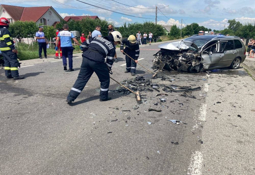 FOTO/VIDEO: O băimăreancă, însărcinată în 5 luni, a decedat într-un accident cumplit petrecut pe DN 17, în Bistrița-Năsăud