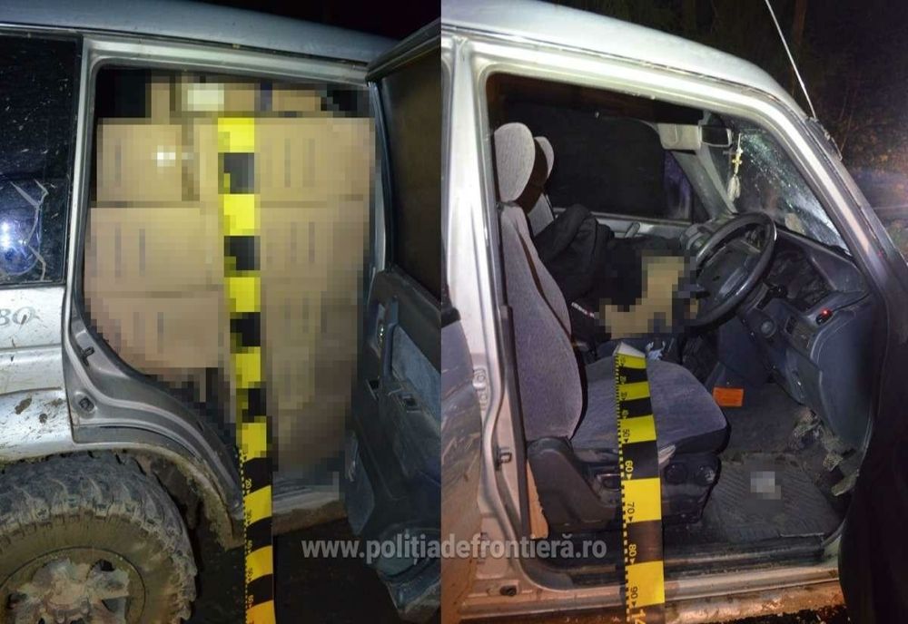 Maramureșean cercetat pentru contrabandă și 18.500 pachete țigări confiscate la frontiera de nord