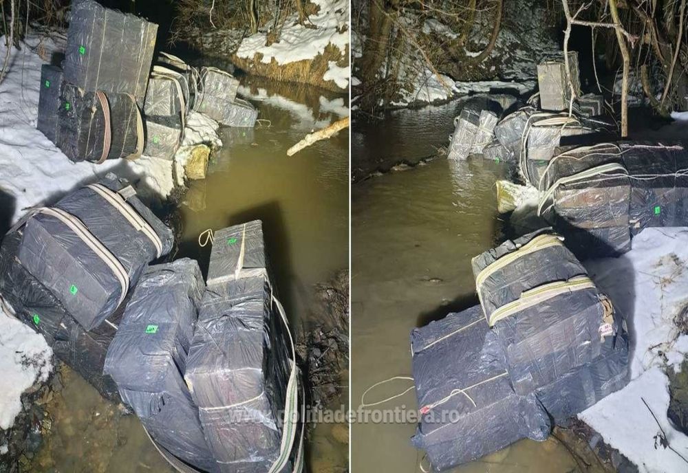 Aproximativ 3,8 milioane pachete cu ţigări de contrabandă, confiscate de poliţiştii de frontieră, în 11 luni din 2021