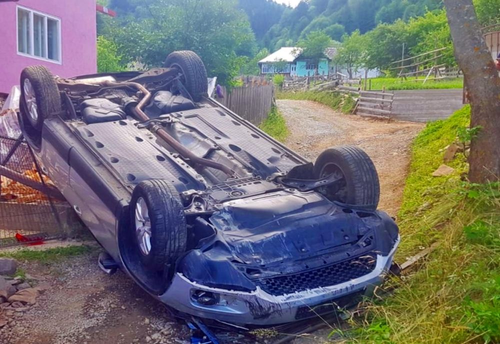 Șomcuta Mare: Accident rutier provocat de un şofer aflat în comă alcoolică