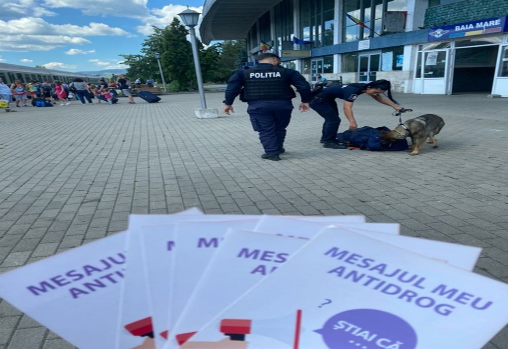 Acțiune de prevenire și combatere a consumului de droguri, derulată de polițiștii maramureșeni