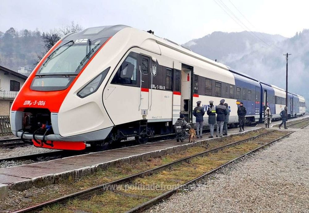 A fost reluat traficul feroviar prin Vama Valea Vișeului, la frontiera cu Ucraina