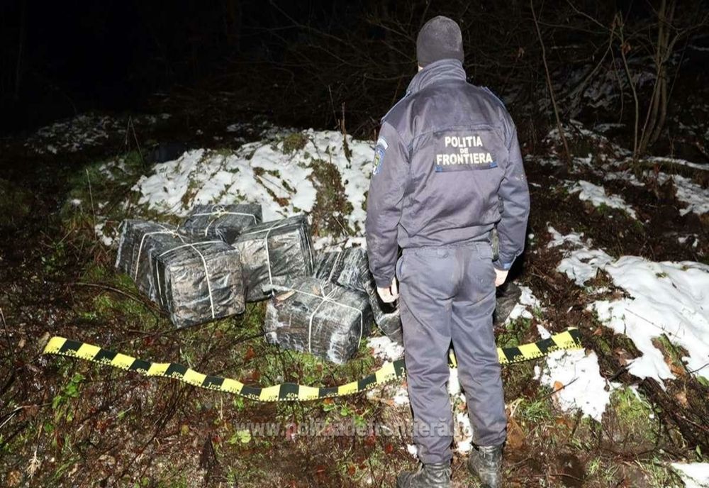 Focuri de armă pentru reținerea unui cetățean ucrainean prins făcând contrabandă cu ţigări la frontiera de nord (FOTO)