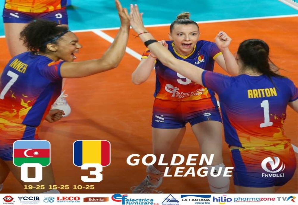 Volei feminin: România a obţinut a doua sa victorie în Golden League