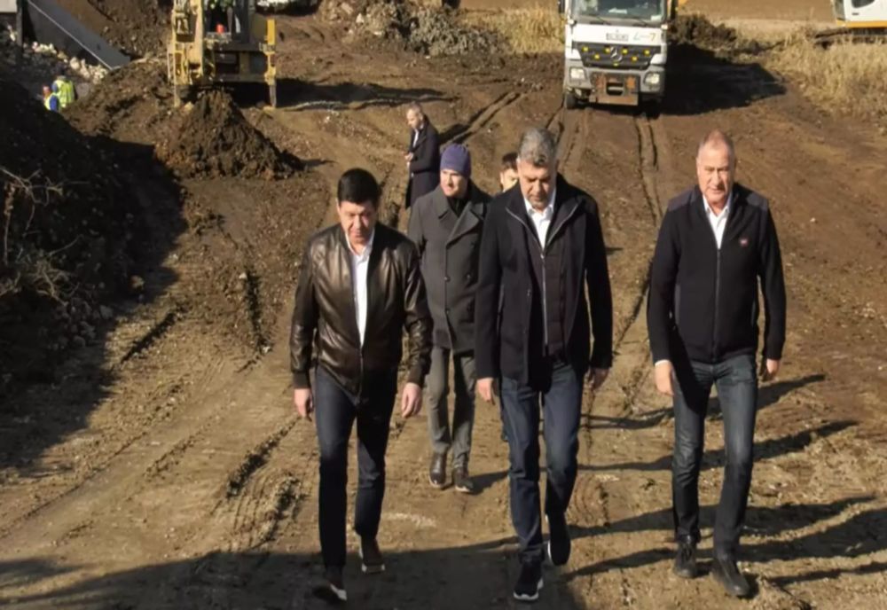 MARCEL CIOLACU, ÎN VIZITĂ ÎN JUDEȚUL GALAȚI: AVANS LA LUCRĂRILE DE REFACERE A DRUMURILOR JUDEȚENE